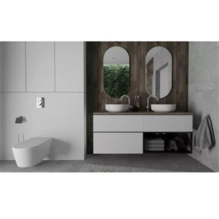 Arezzo design 160x46 cm mosdópult, természetes tölgy AR-166904
