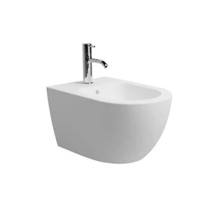 Arezzo design Arizona fali porcelán függesztett bidé csaplyukkal, matt fehér AR-703MW