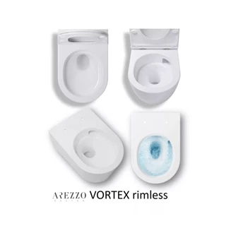 Arezzo design Arizona Vortex Rimless függesztett WC, fényes fehér AR-701