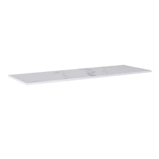 Arezzo design Calacatta márvány 190x49,4 cm mosdópult, matt fehér, 20 mm AR-167475