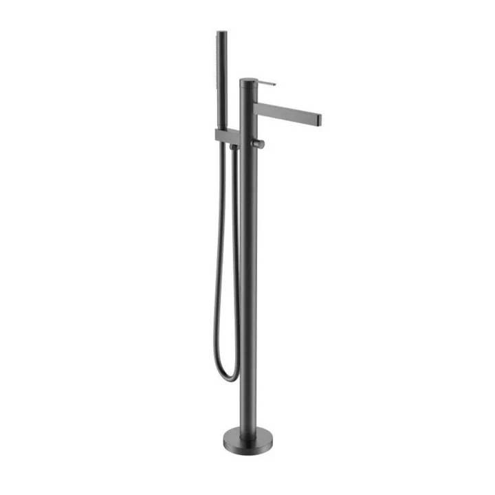 Arezzo design ELEGANT szabadon álló kádtöltő csaptelep, gun metal AR-10095GM