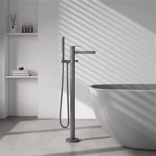 Arezzo design ELEGANT szabadon álló kádtöltő csaptelep, gun metal AR-10095GM