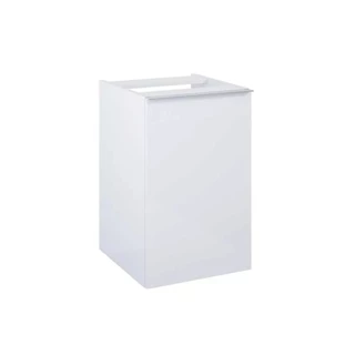 Arezzo design Monterey oldalszekrény szennyeskosárral 40 cm, magasfényű fehér AR-167309 