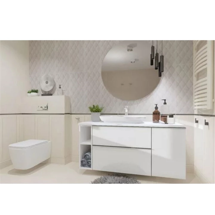 Arezzo design mosdópult 160x46 cm magasfényű fehér AR-166896 