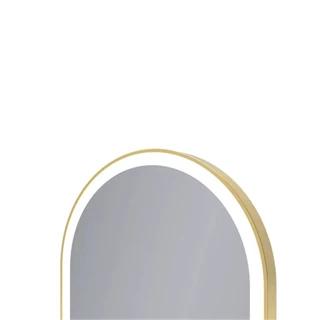 Arezzo design okos LED tükör 40x90 cm, szálcsiszolt arany kerettel AR-3056