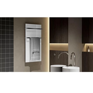 Arezzo design Onyx 2 elektromos törölközőszárító radiátor 900x470, matt fehér AR-ONYX2MWMATT