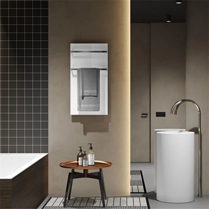 Arezzo design Onyx 2 elektromos törölközőszárító radiátor 900x470, matt fehér AR-ONYX2MWMATT