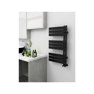 Arezzo Horizont Black 1355x550 törölközőszárítós radiátor AR-HB13555