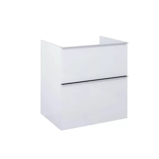 Arezzo design Monterey 60cm-es alsószekrény mosdópulthoz 2 fiókkal magasfényű fehér AR-167089 