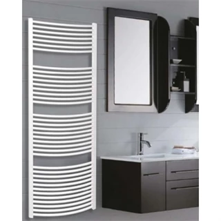 BRH Helidor 400x1050 íves fehér Törölközőszárítós radiátor BRH-HEL400*1050