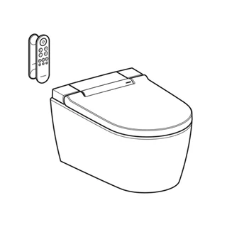 Geberit AquaClean Sela komplett higiéniai berendezés, fali WC 146.220.11.1