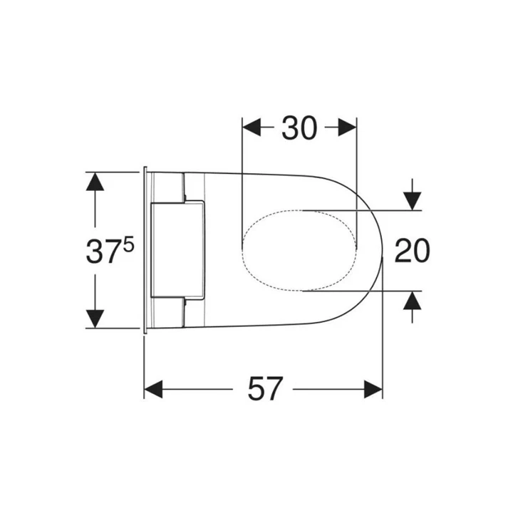 Geberit AquaClean Sela komplett higiéniai berendezés, fali WC 146.220.11.1