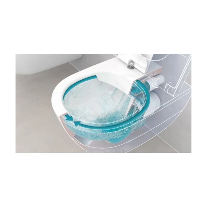 Geberit AquaClean Mera Comfort kerámia fali WC komplett higiéniai berendezés takarólap fehér 146.210.11.1