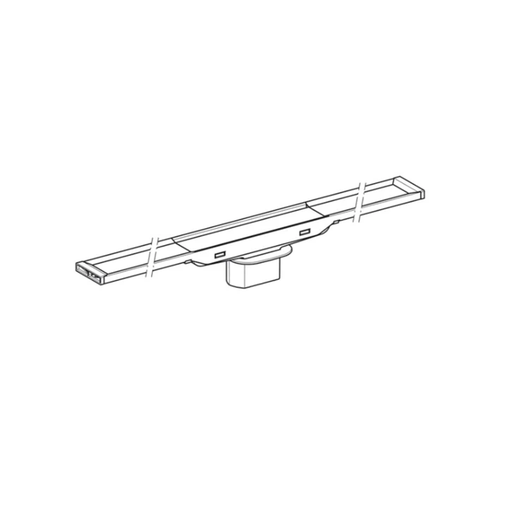 Geberit CleanLine20 zuhanyfolyóka, L30-160cm, rozsdamentes acél, korrózióálló szálcsiszolt acél 154.453.KS.1