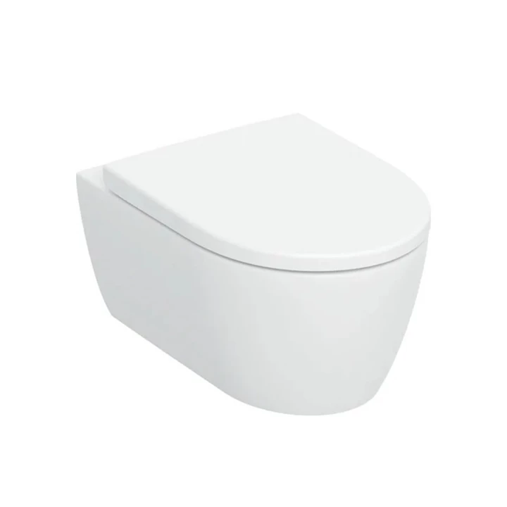 Geberit iCon fali WC mélyöblítésű készlet, zárt forma, TurboFlush, WC-ülőkével 503.046.00.1