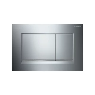 Geberit Sigma30 működtetőlap, 2 mennyiséges öblítéshez, fényes króm/matt króm 115.883.KH.1