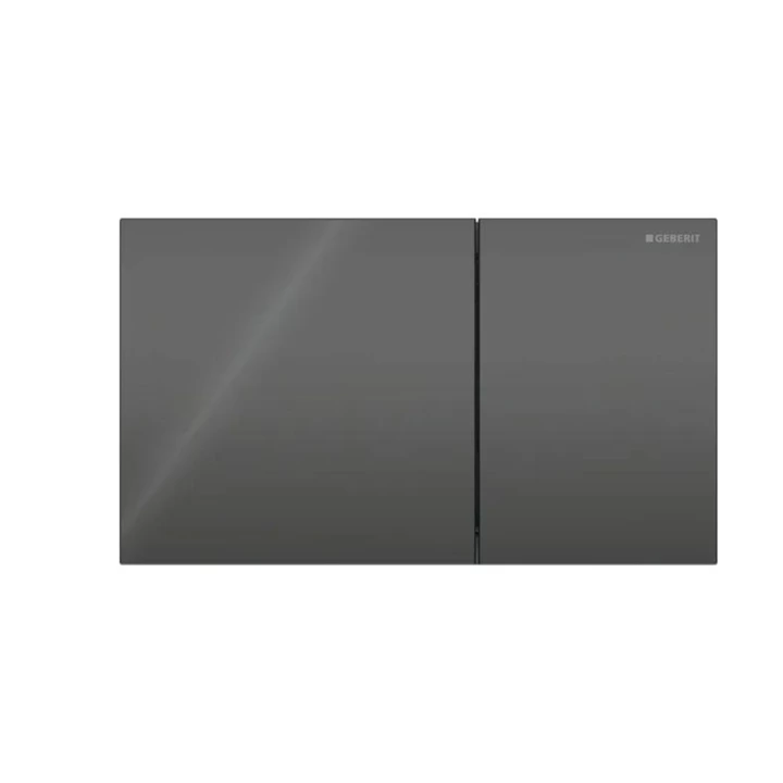 Geberit Sigma70 működtetőlap, 2 mennyiséges, Sigma falsík alatti öblítőtartályhoz 8 cm, fekete 115.625.SJ.1
