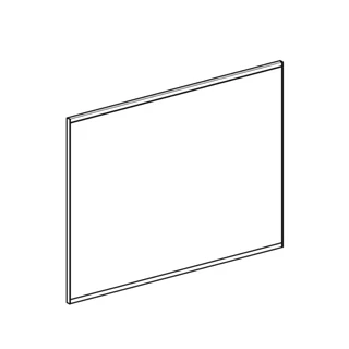 Geberit Option Plus tükör világítással, 90x70cm, ezüstözött/szálcsiszolt alumínium 501.073.00.1