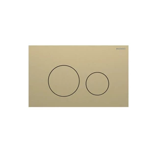 Geberit Sigma40 működtetőlap 2 mennyiséges öblítéshez, round, sárgaréz 115.628.QF.1