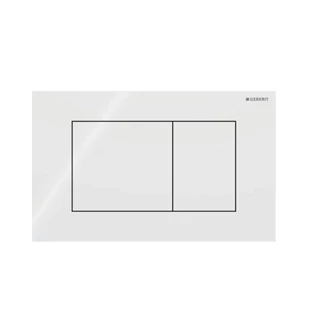 Geberit Sigma40 működtetőlap 2 mennyiséges öblítéshez, square, fehér 115.629.SI.1