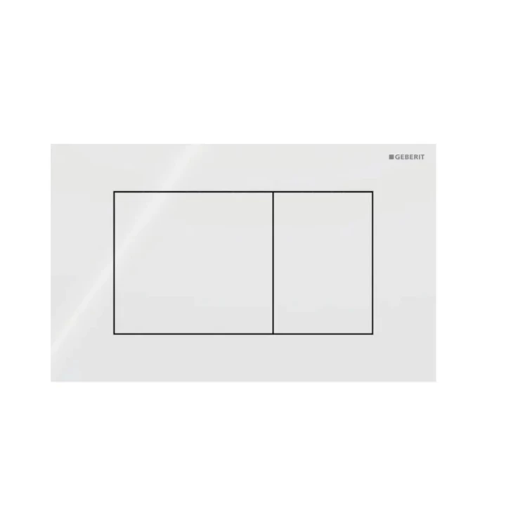 Geberit Sigma40 működtetőlap 2 mennyiséges öblítéshez, square, fehér 115.629.SI.1