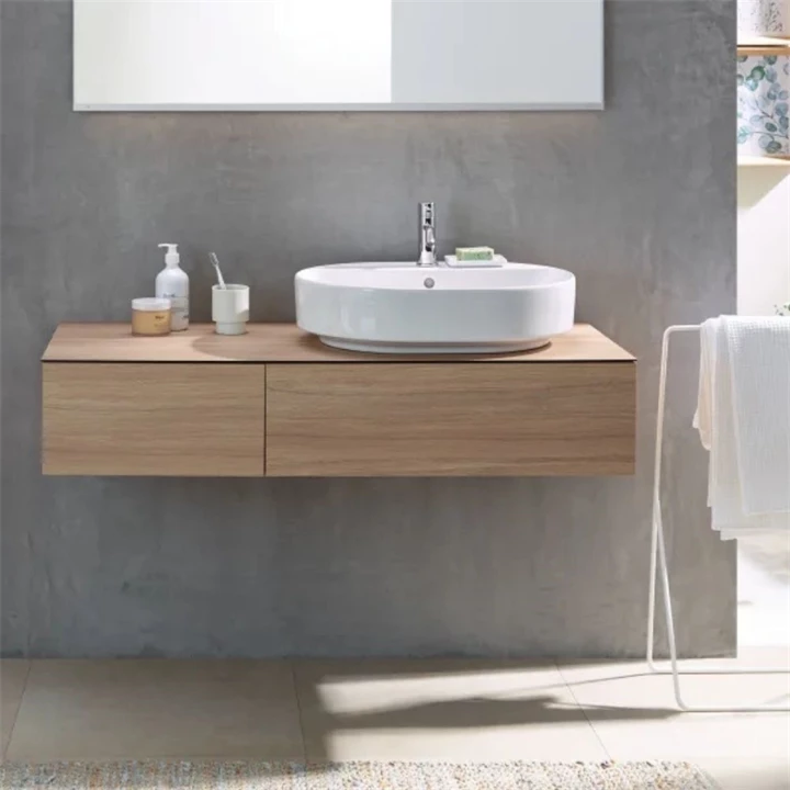 Geberit VariForm alsó szekrény pultra ültethető mosdóhoz, két fiókkal, pakolófelülettel, bűzzárral 501.175.00.1