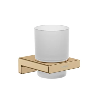 Hansgrohe AddStoris fogkefe tartó pohár, szálcsiszolt bronz 41749140