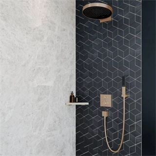 Hansgrohe AddStoris sarokpolc, szálcsiszolt bronz 41741140