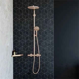 Hansgrohe AddStoris sarokpolc, szálcsiszolt bronz 41741140