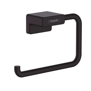 Hansgrohe AddStoris wc papír tartó fedlap nélkül, matt fekete 41771670