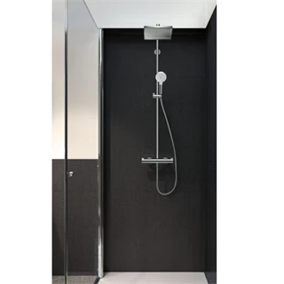 Hansgrohe Crometta E 240 Showerpipe termosztátos csapteleppel, króm 27271000