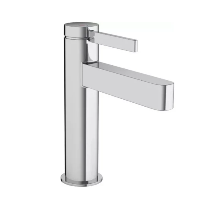 Hansgrohe Finoris egykaros mosdócsaptelep 100, CoolStart, push-open lefolyógarnitúrával, króm 76024000