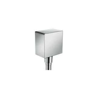 Hansgrohe Fixfit Square fali csatlakozás visszafolyásgátlóval és szintetikus gömbcsuklóval 26455000