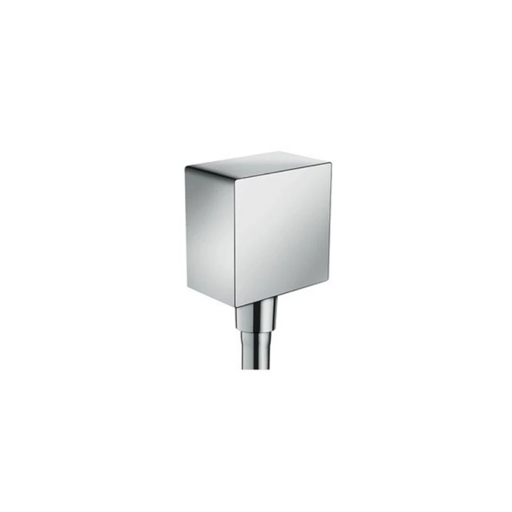 Hansgrohe Fixfit Square fali csatlakozás visszafolyásgátlóval és szintetikus gömbcsuklóval 26455000