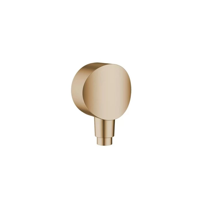 Hansgrohe FixFit csatlakozó visszacsapó szeleppel, szálcsiszolt bronz 26453140