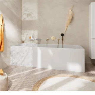 Hansgrohe FixFit csatlakozó visszacsapó szeleppel, szálcsiszolt bronz 26453140