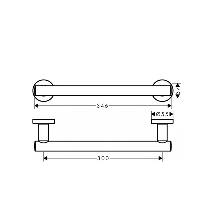 Hansgrohe Logis Universal kapaszkodó/törölközőtartó 41713000