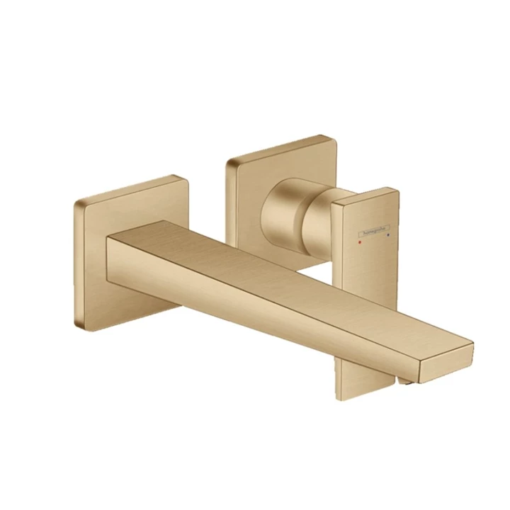 Hansgrohe Metropol egykaros falsík alatti mosdócsaptelep 225mm-es kifolyóval, szálcsiszolt bronz 32526140