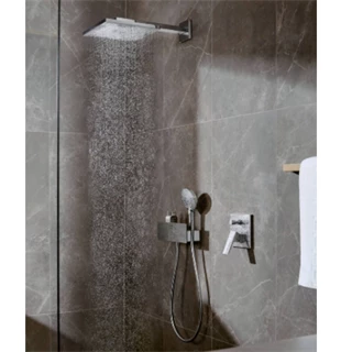 Hansgrohe Raindance Square 300 1jet fejzuhany zuhanykarral 390 mm zuhanykarral 26238000