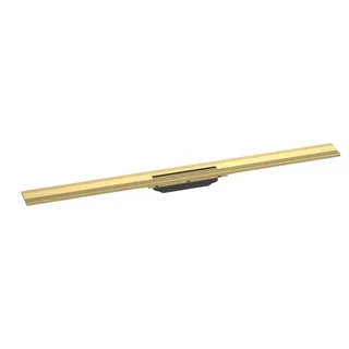 Hansgrohe RainDrain Flex oldalfal mellé zuhanylefolyó 100 cm, vágható, polírozott arany hatású 56053990