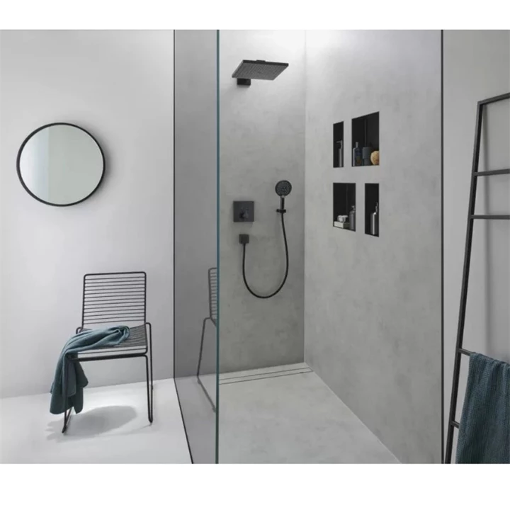 Hansgrohe RainDrain Rock zuhanylefolyó készlet 100 cm, formára vágható és burkolható 56033000