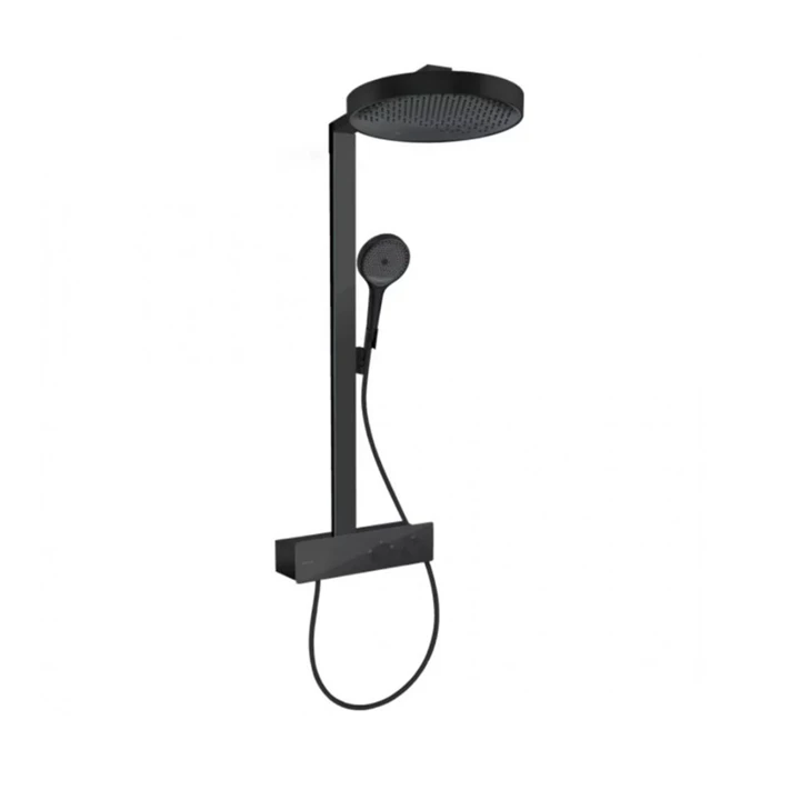Hansgrohe Rainfinity Showerpipe 360 1jet zuhanyrendszer, matt fekete 26853670