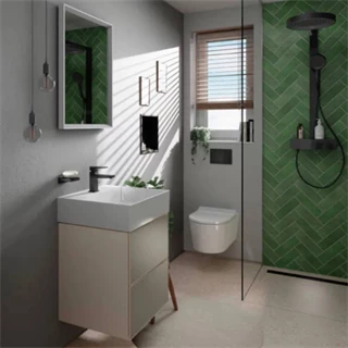 Hansgrohe Rainfinity Showerpipe 360 1jet zuhanyrendszer, matt fekete 26853670