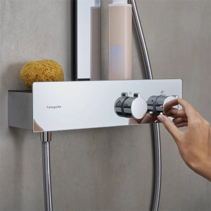 Hansgrohe Rainfinity Showerpipe 360 1jet zuhanyrendszer, króm 26853000