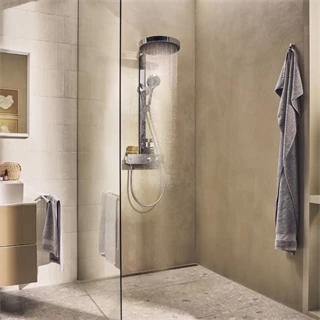 Hansgrohe Rainfinity Showerpipe 360 1jet zuhanyrendszer, króm 26853000