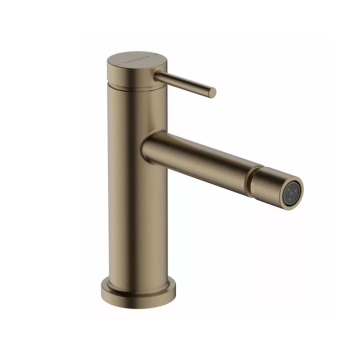 Hansgrohe Tecturis S álló bidé csaptelep automata lefolyógarnitúrával, szálcsiszolt bronz 73201140