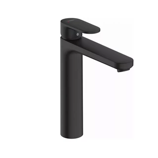 Hansgrohe Vernis Blend egykaros mosdócsaptelep 190, automata lefolyógarnitúrával matt fekete 71552670