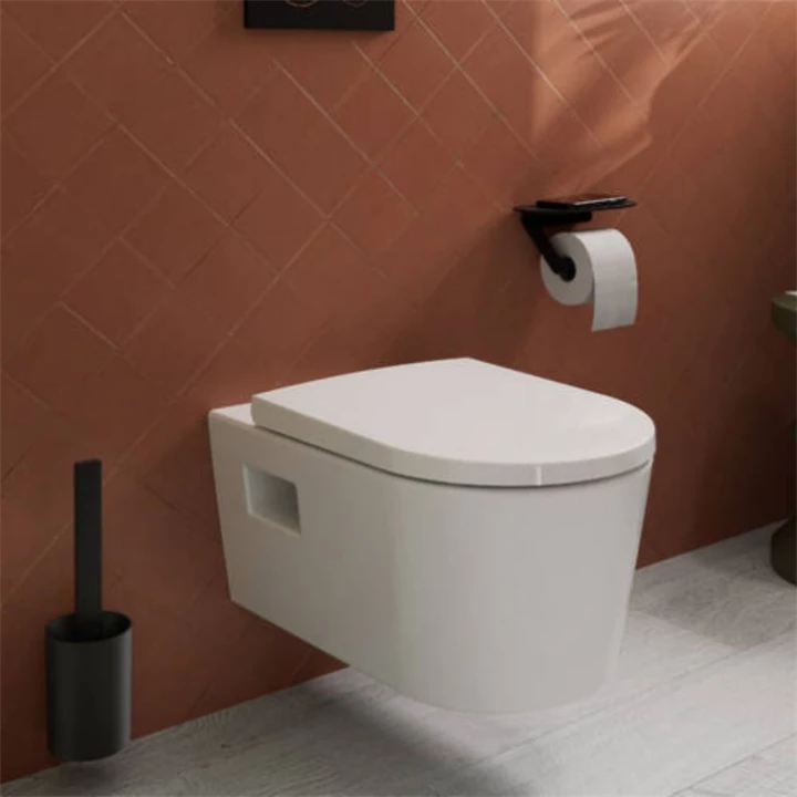 Hansgrohe WallStoris wc kefe tartó, matt fekete 27927670