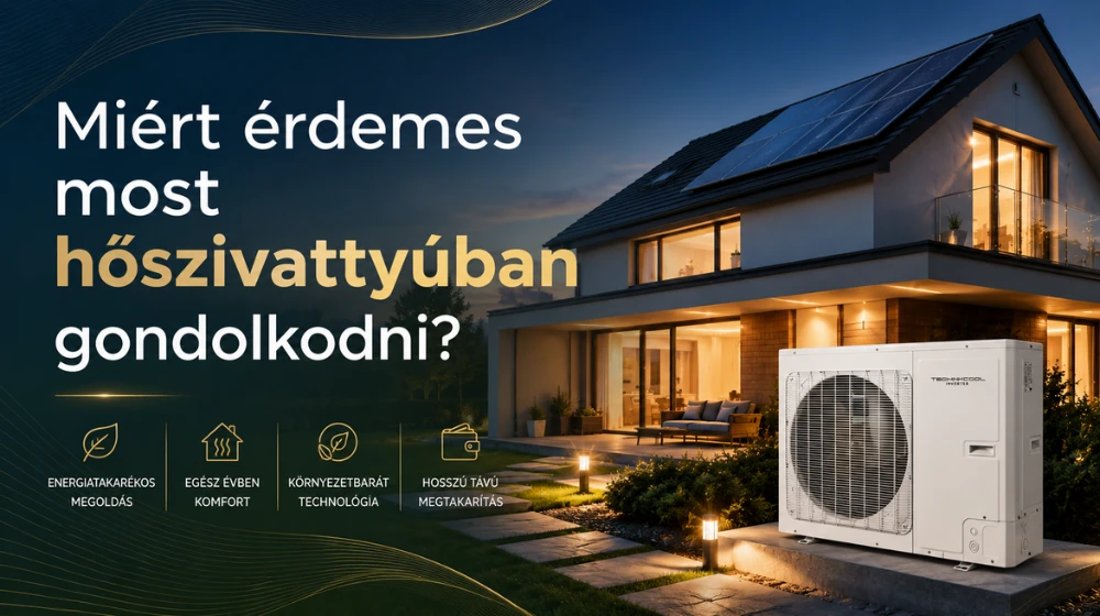 Miért érdemes most hőszivattyúban gondolkodni? (BLOG)