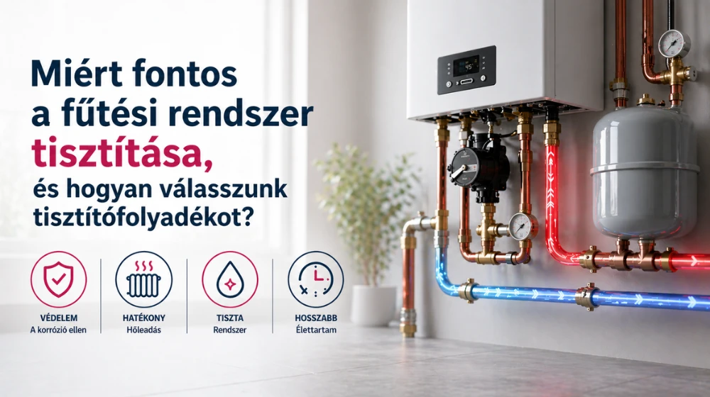 Miért fontos a fűtési rendszer tisztítása, és hogyan válasszunk tisztítófolyadékot? (blog)